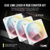 Corsair iCUE LINK LX120-R RGB 3 pack w 4