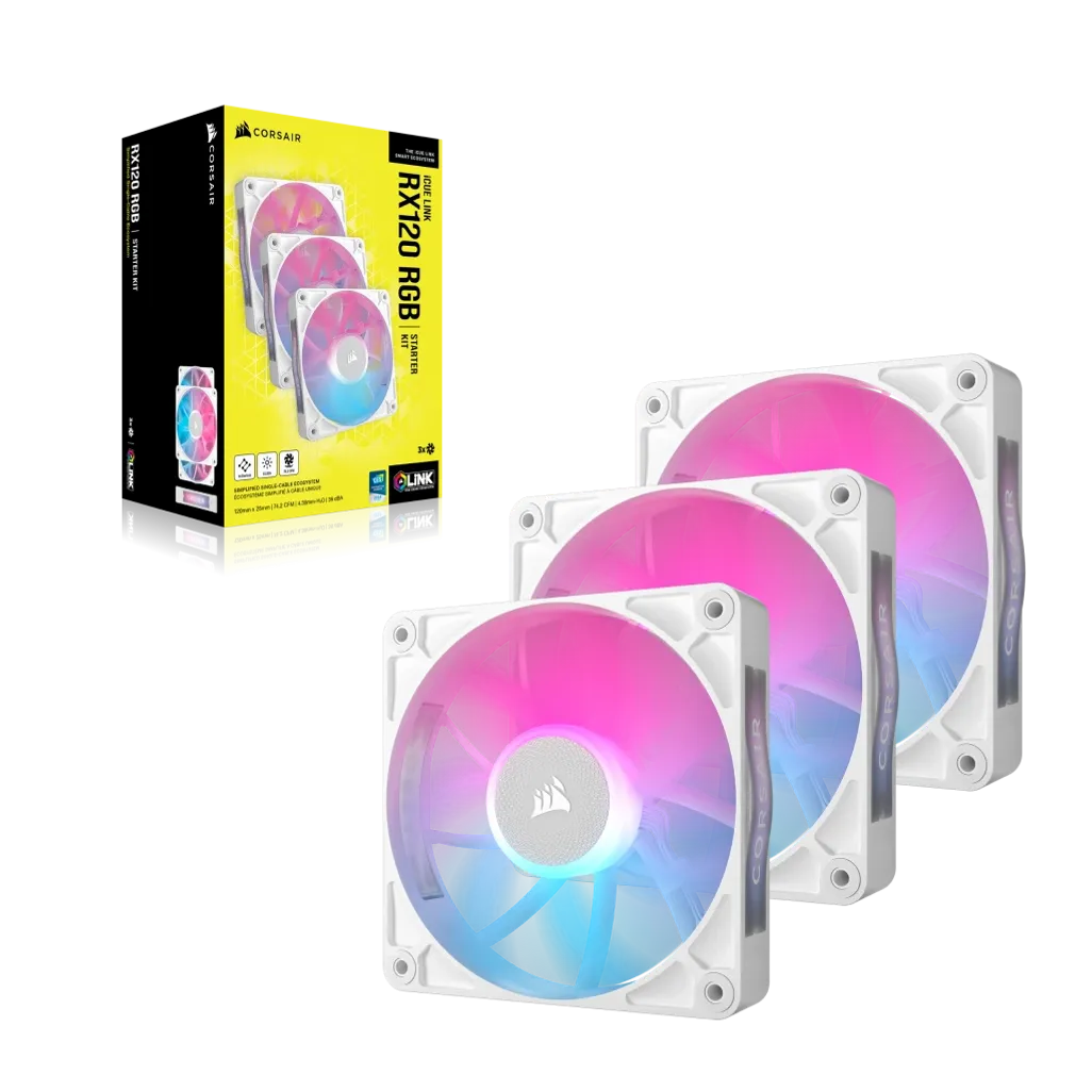 Corsair iCUE LINK RX120 RGB 3 pack w 2