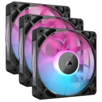 Corsair iCUE LINK RX120 RGB 120mm Fans Triple Pack – Black